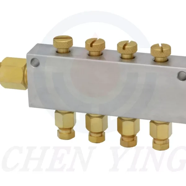 Bộ chia dầu/mỡ điều chỉnh được loại AB