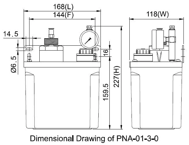 Bơm dầu khí nén loại điện trở PNA