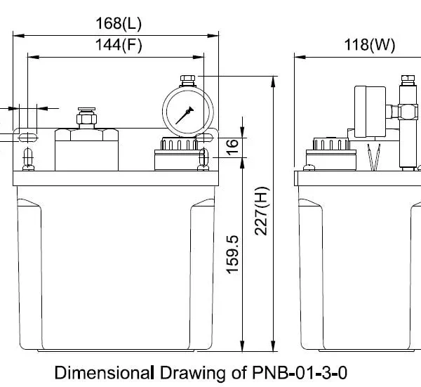 Bơm dầu khí nén loại giảm áp PNB
