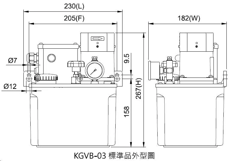 Bơm mỡ lỏng điện loại giảm áp KGVB