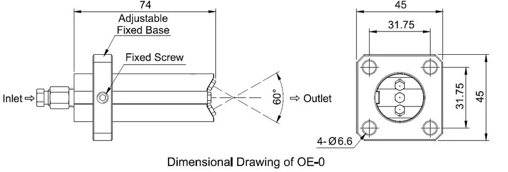 Súng phun dầu OE (3 vòi)/OG (1 vòi cố định)/OQ (dầu-khí)